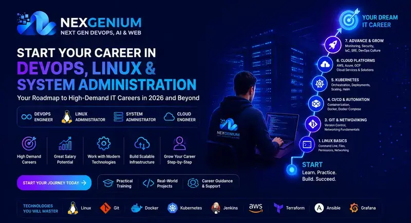 How to Start Your Career as a DevOps Engineer, Linux Administrator, or System Administrator in 2026